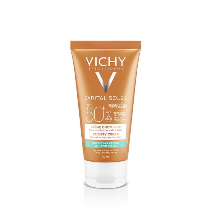 VICHY Capital Velvety sejas saules aizsargkrēms SPF50+ 50 ml