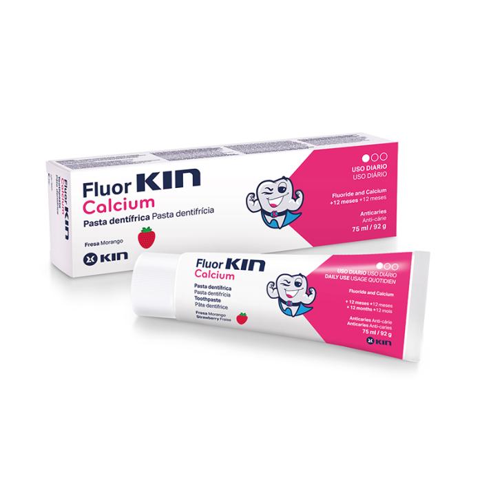 KIN Fluor Calcium zobu pasta 75ml