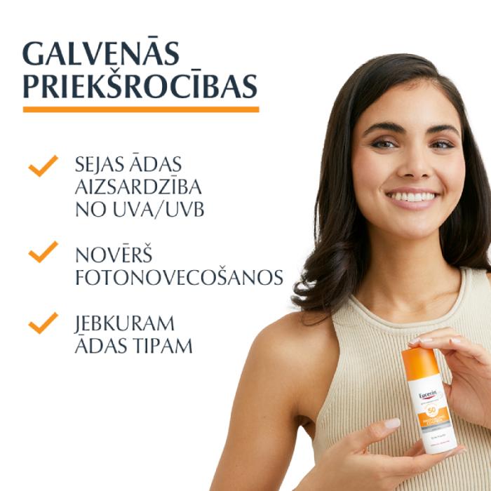 EUCERIN Sun Photoaging Control SPF50 sauļošanās fluīds pret fotonovecošanos 50ml