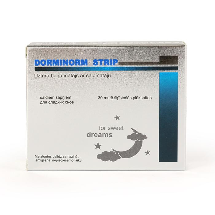 DORMINORM Strip 1mg mutē šķīstošās plāksnītes N30