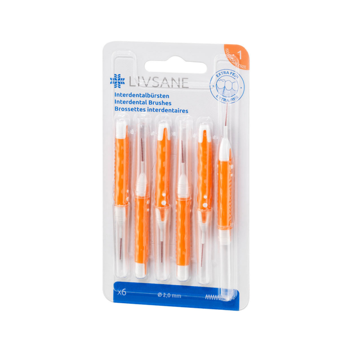 LIVSANE starpzobu birste Extra fine 0,4-2,0 mm N6
