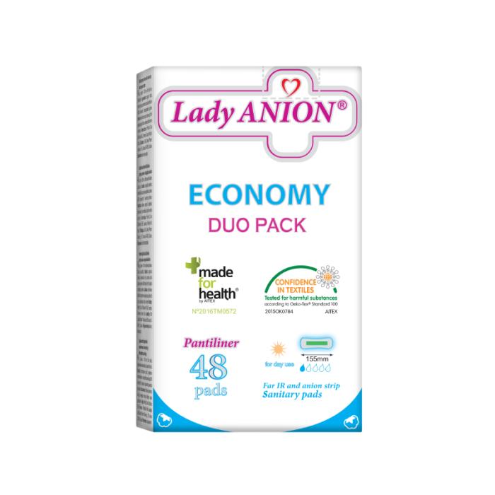 LADY ANION Pantiliners Duo Pack higiēniskie ikdienas ieliktnīši N48