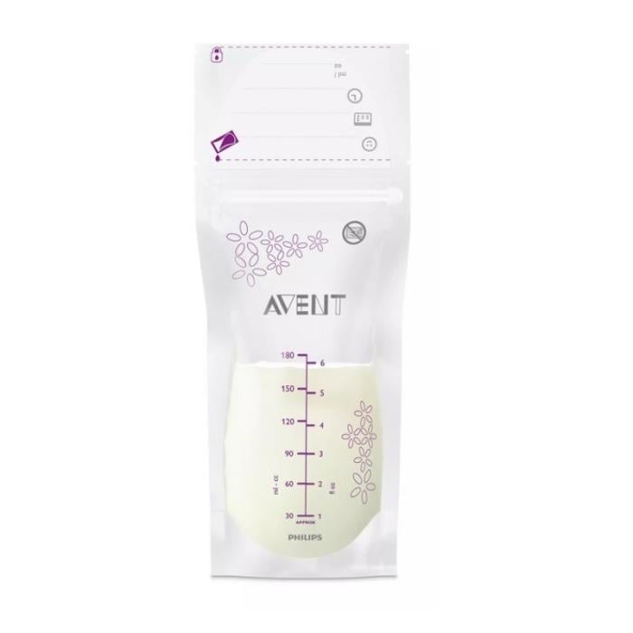 PHILIPS AVENT krūts piena uzglabāšanas maisiņi 180ml N25