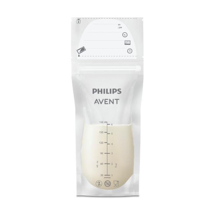 PHILIPS AVENT krūts piena uzglabāšanas maisiņi 180ml N25