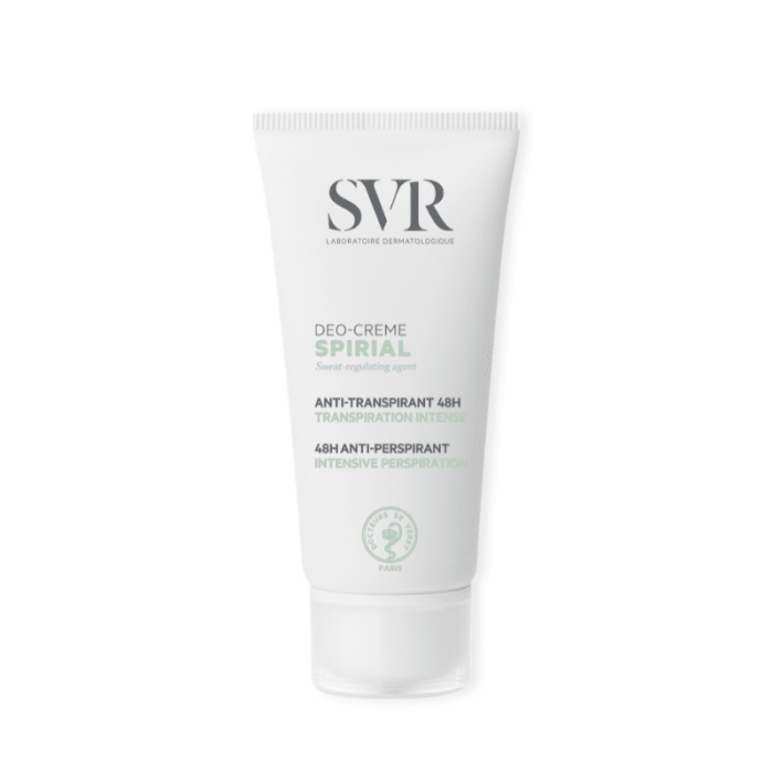 SVR Spirial Deo-Creme krēms-antiperspirants pret intensīvu svīšanu 50 ml