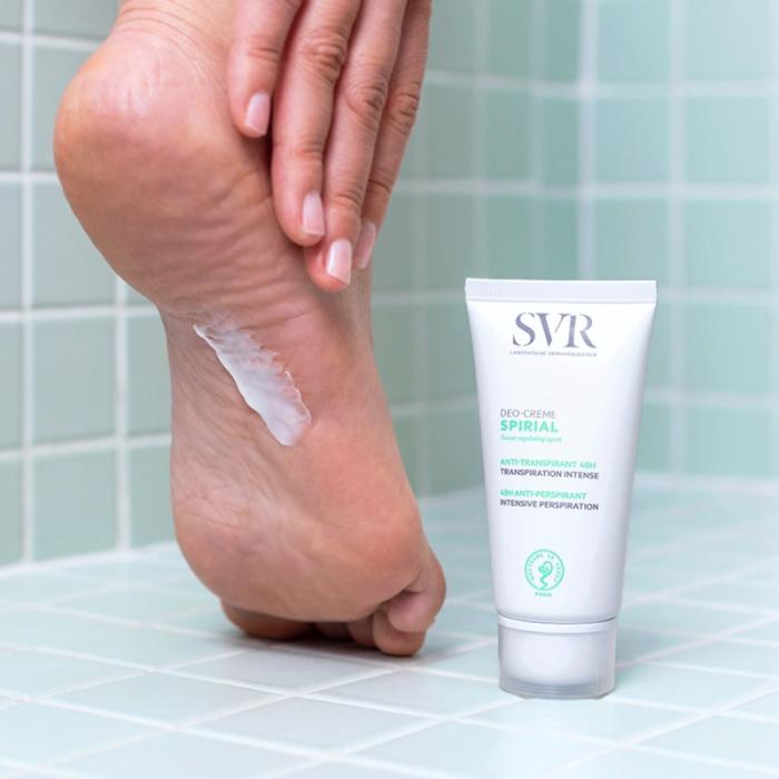 SVR Spirial Deo-Creme krēms-antiperspirants pret intensīvu svīšanu 50 ml