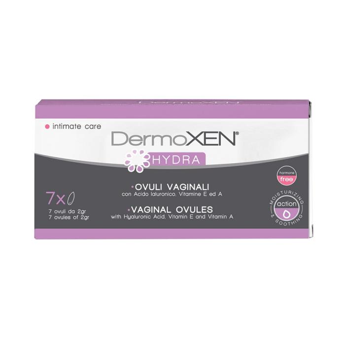 DERMOXEN HYDRA vaginālās svecītes N7