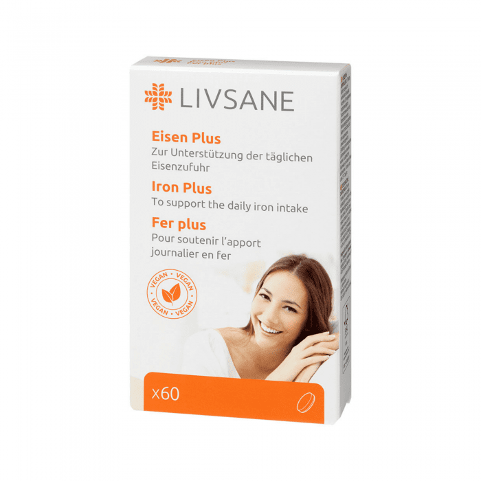 LIVSANE Iron plus tabletes N60