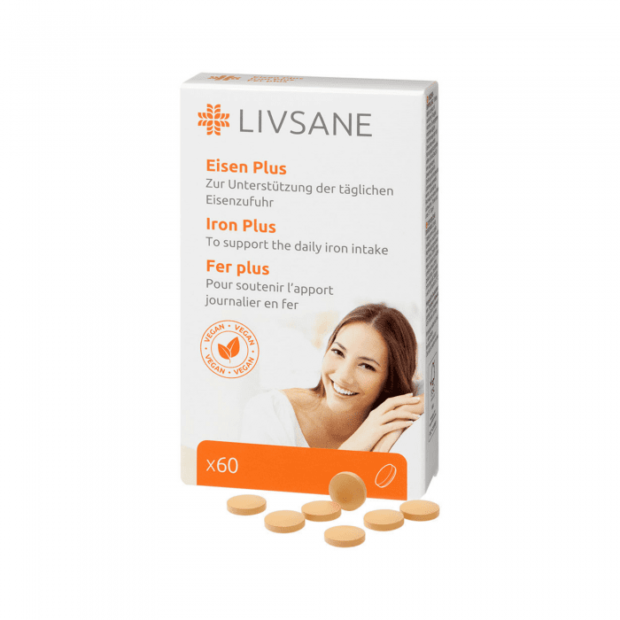 LIVSANE Iron plus tabletes N60