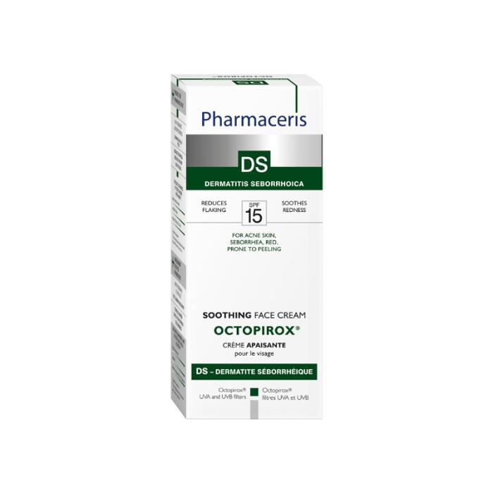 PHARMACERIS DS Octopirox SPF15 nomierinošs sejas krēms 30ml