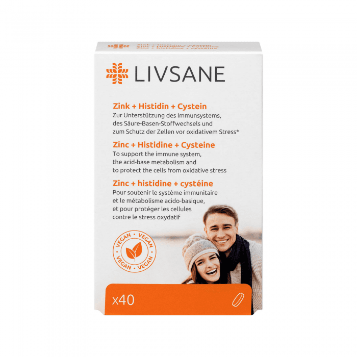Livsane Cinks + Histidīns + Cisteīns tabletes N40