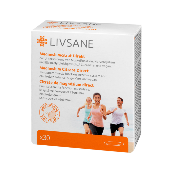 LIVSANE Magnesium Citrate Direct Granulas N30