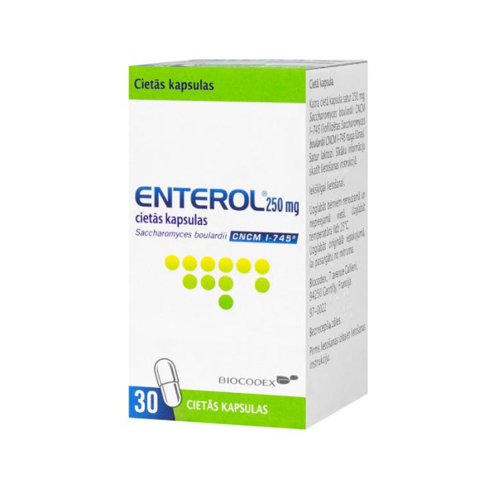 ENTEROL 250mg cietās kapsulas N30