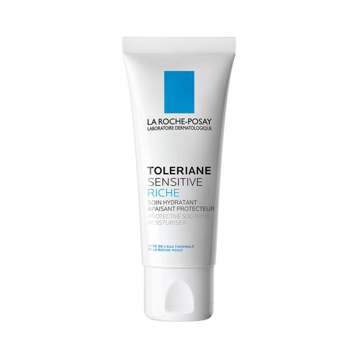 LA ROCHE-POSAY Toleriane Sensitive Riche nomierinošs, mitrinošs, aizsargbarjeru atjaunojošs krēms jutīgai ādai - sausai ādai 40 ml