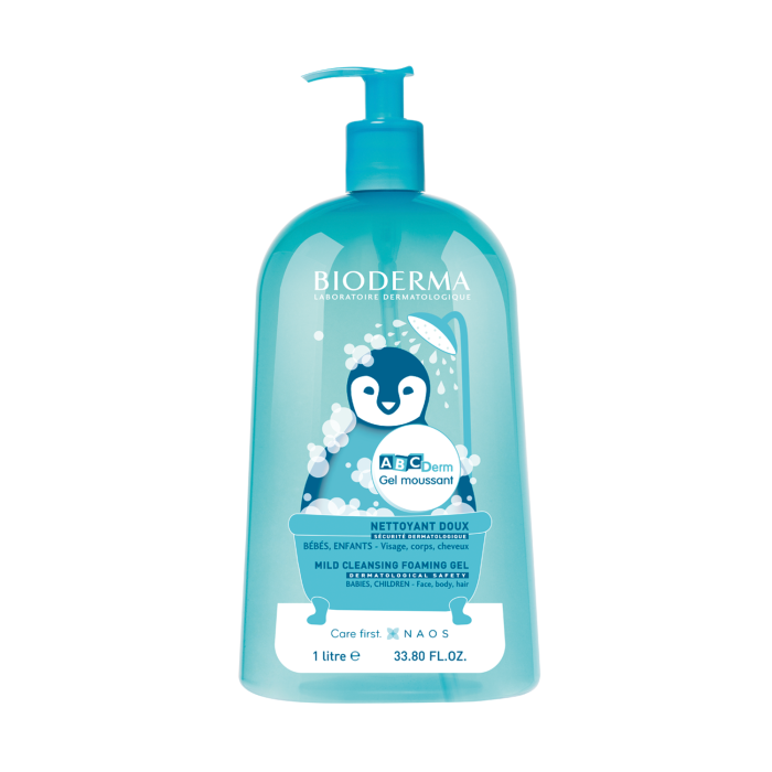 BIODERMA ABCDerm Moussant putojošais gels 1000 ml