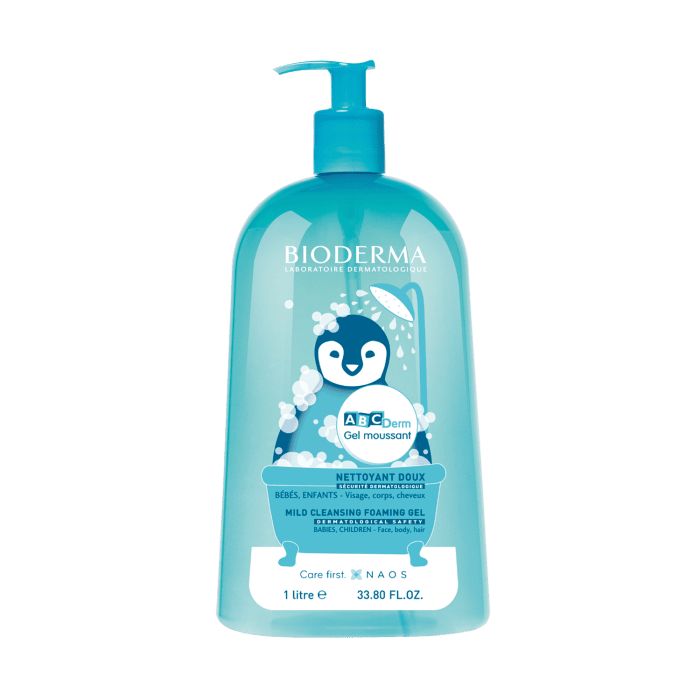 BIODERMA ABCDerm Moussant putojošais gels 1000 ml