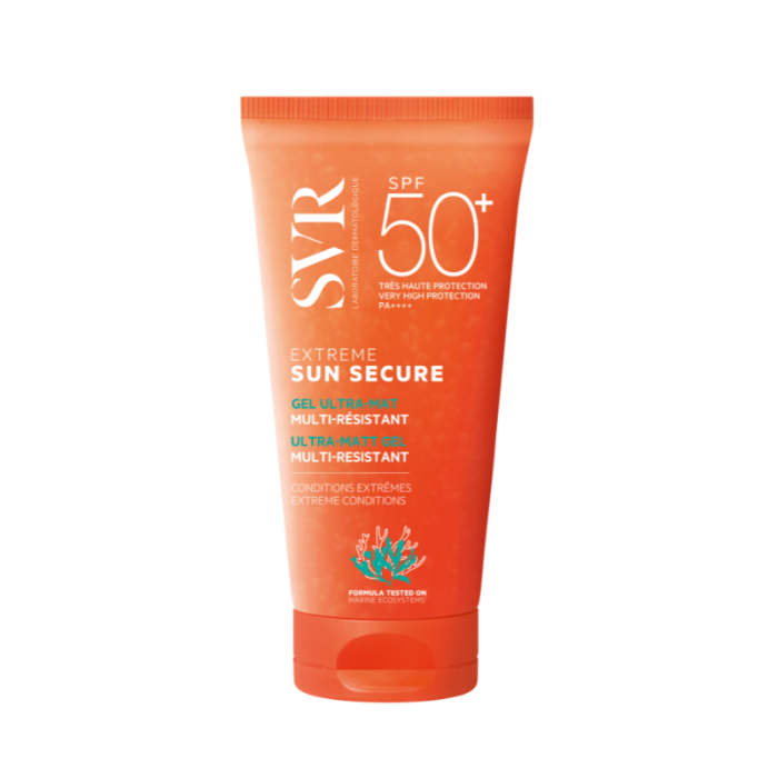 SVR Sun Secure Extreme SPF50+ matējoša želeja sejai 50 ml