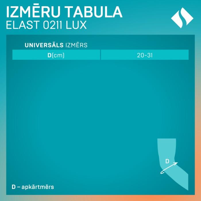 TONUSELAST 0211 LUX medicīniskais elastīgais apsējs no neoprēna (ortoze) elkoņa locītavas fiksācijai N1
