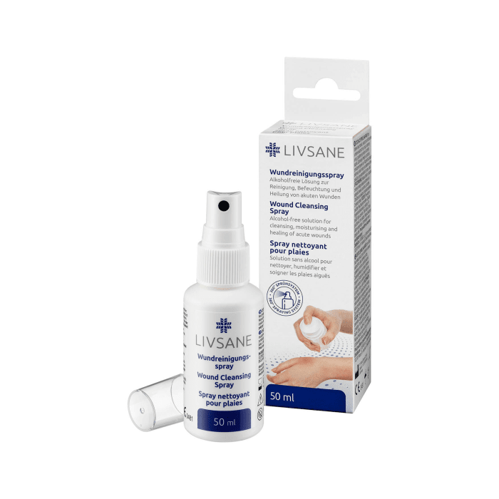 LIVSANE aerosols brūču tīrīšanai 50 ml