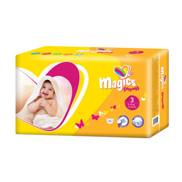 MAGICS EasySoft midi autiņbiksītes (6-10 kg) N54