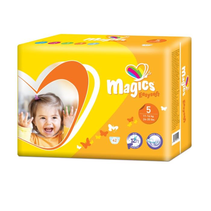 MAGICS EasySoft Junior autiņbiksītes (11-16 kg) N42