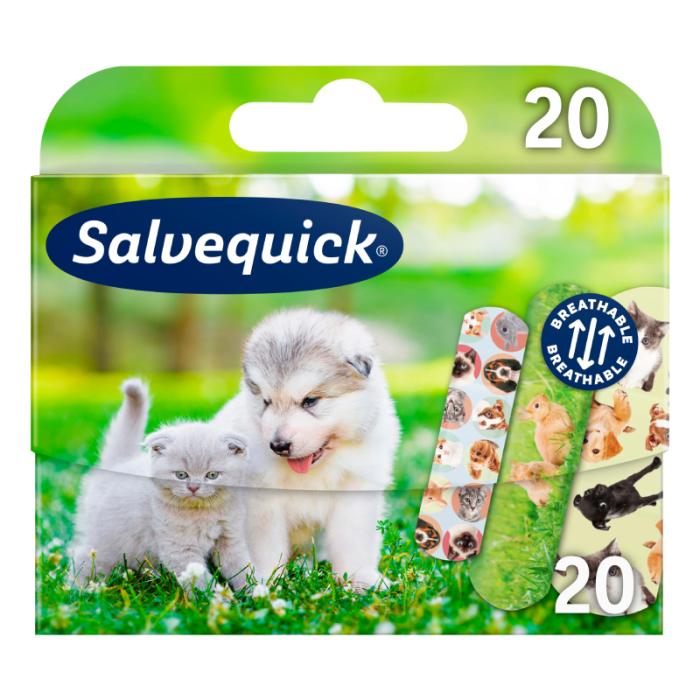 SALVEQUICK Animal Planet plāksteri bērniem N20