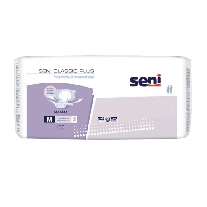 SENI CLASSIC Plus HE autiņbikses pieaugušajiem M N30