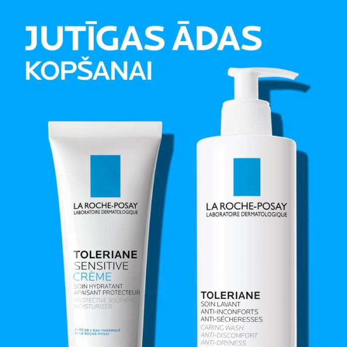 LA ROCHE-POSAY Toleriane Sensitive nomierinošs, mitrinošs, aizsargbarjeru atjaunojošs krēms jutīgai ādai - normālai/kombinētai ādai 40 ml