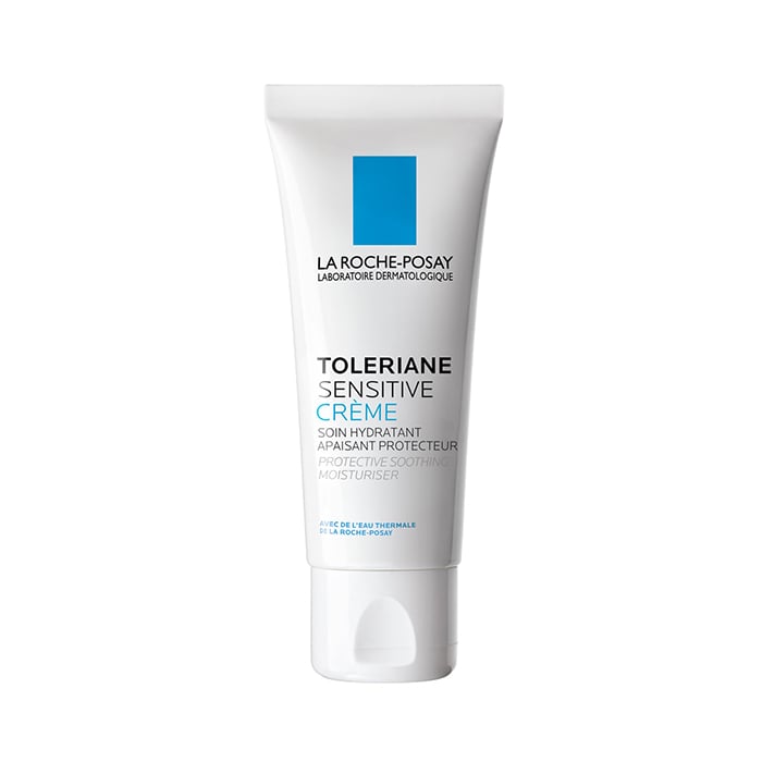 LA ROCHE-POSAY Toleriane Sensitive nomierinošs, mitrinošs, aizsargbarjeru atjaunojošs krēms jutīgai ādai - normālai/kombinētai ādai 40 ml