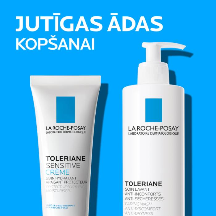 LA ROCHE-POSAY Toleriane Sensitive nomierinošs, mitrinošs, aizsargbarjeru atjaunojošs krēms jutīgai ādai - normālai/kombinētai ādai 40 ml