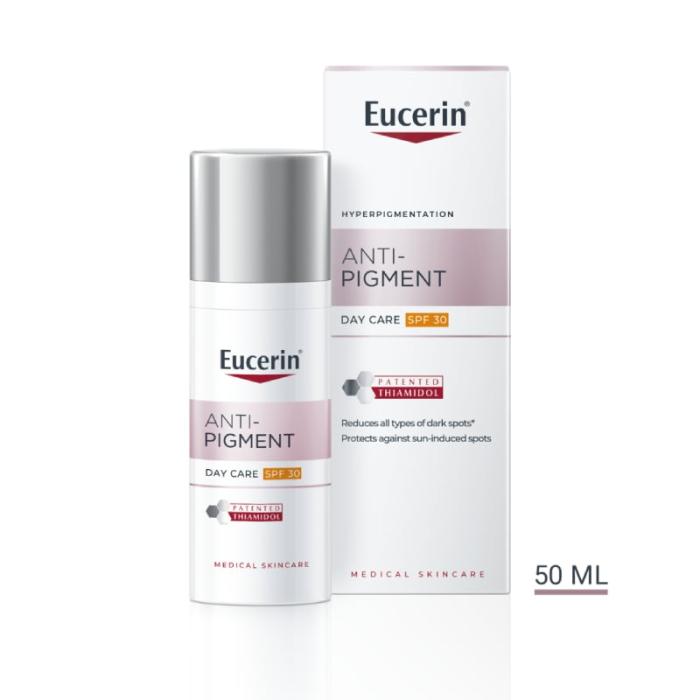 Eucerin Anti-Pigment sejas krēms ar SPF 30  pigmentācijas plankumu mazināšanai, 50 ml