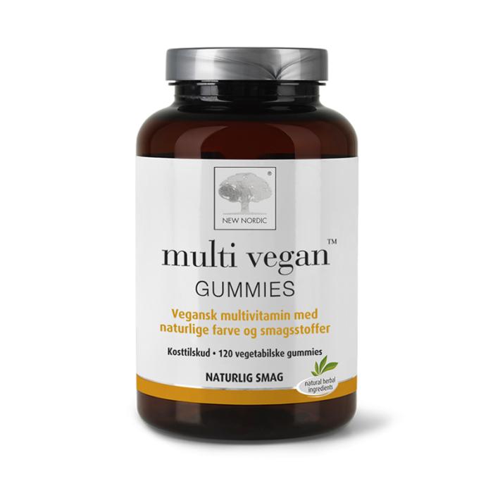 NEW NORDIC Multi Vegan Gummies košļājamās pastilas N120