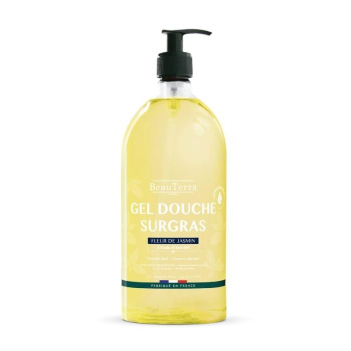 BEAUTERRA Jasmīna sevišķi bagātīgs dušas gels, ar bio olīveļļu 1000 ml   