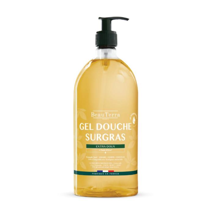 BEAUTERRA Saldo mandeļu-alvejas sevišķi bagātīgs dušas gels 1000 ml