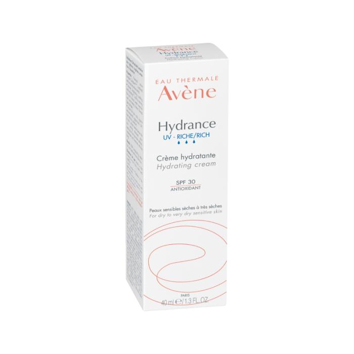 AVENE Hydrance UV-Rich mitrinošs SPF30 krēms sausai ādai 40ml