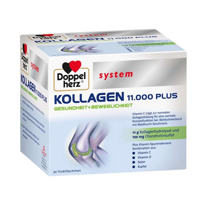 DOPPELHERZ Kollagen 11000 Plus ampulas 25ml N30