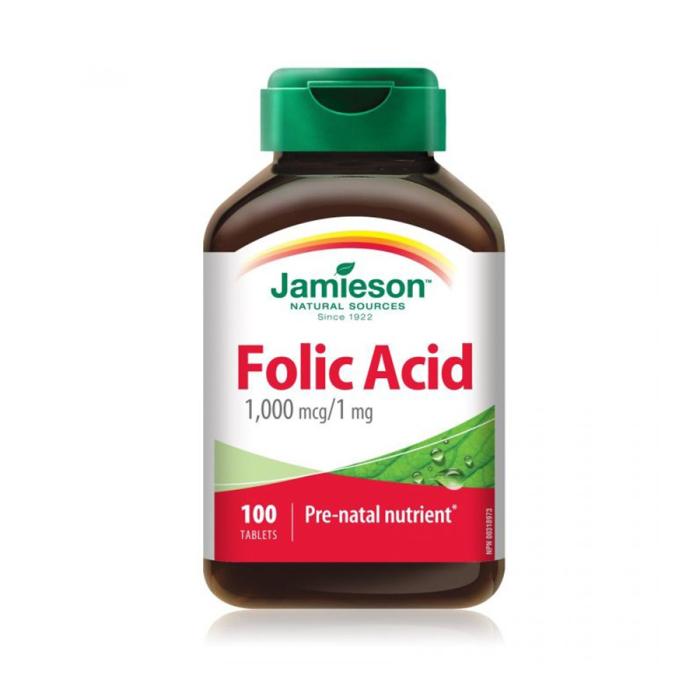JAMIESON Folskābe 1mg tabletes N100