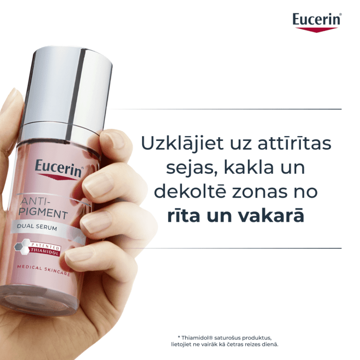Eucerin Anti-Pigment divkāršas iedarbības serums sejai hiperpigmentācijas mazināšanai, 30 ml