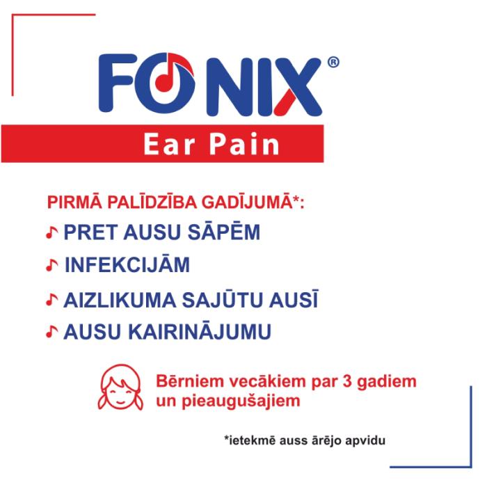 FONIX Ear Pain ausu aerosols 15 ml