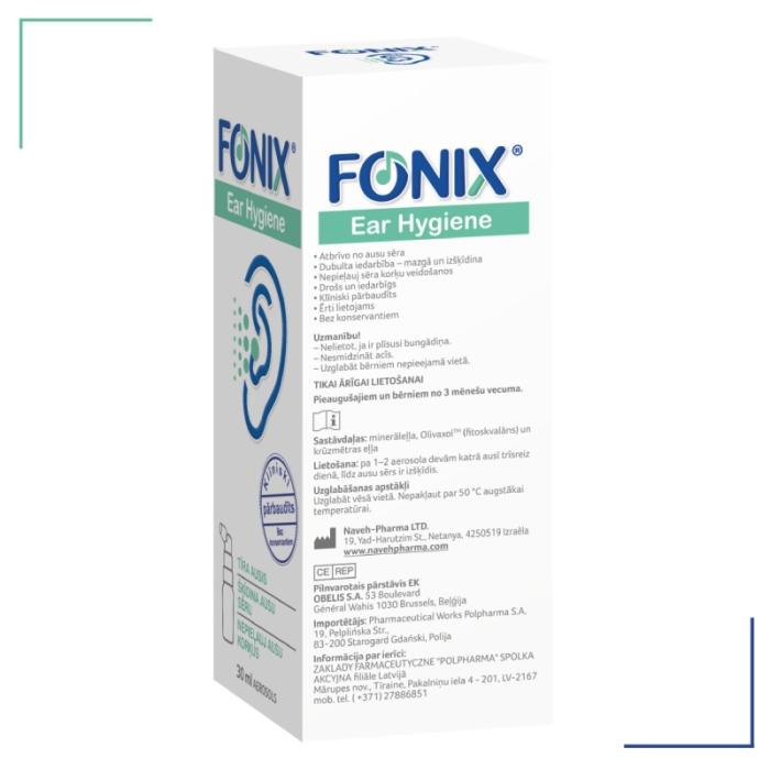 FONIX Ear Hygiene ausu aerosols 30 ml