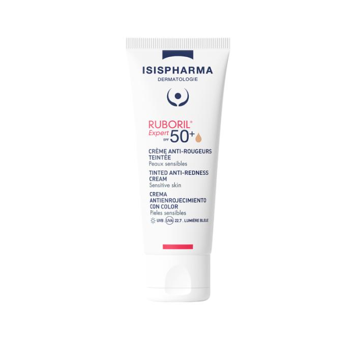 ISISPHARMA Ruboril Expert SPF50+ tonēts krēms pret apsārtumu 40ml