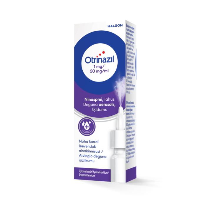OTRINAZIL 1mg/50 mg/ml deguna aerosols 10 ml