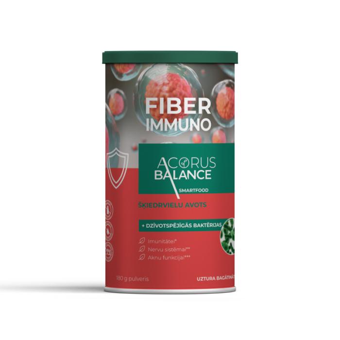 ACORUS BALANCE Immuno Fiber šķiedrvielu komplekss, pulveris 180g