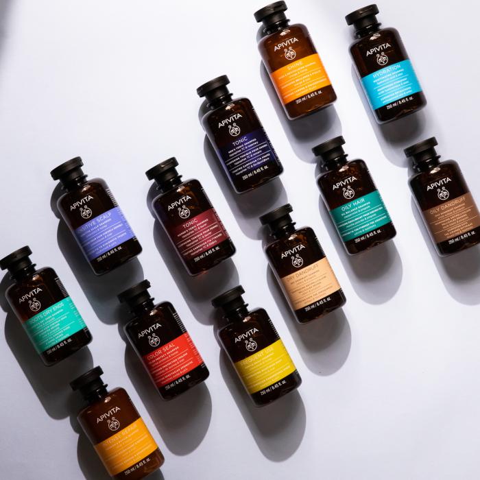 APIVITA šampūns vīriešiem, tonizējošs, 250 ml