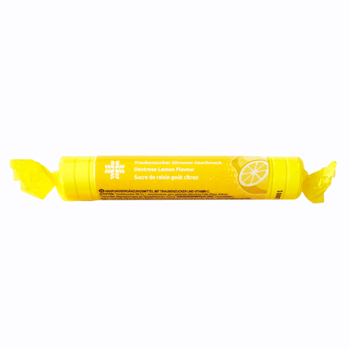 LIVSANE Dekstroze+C vitamīns (citronu) košļājamās tabletes 44 g