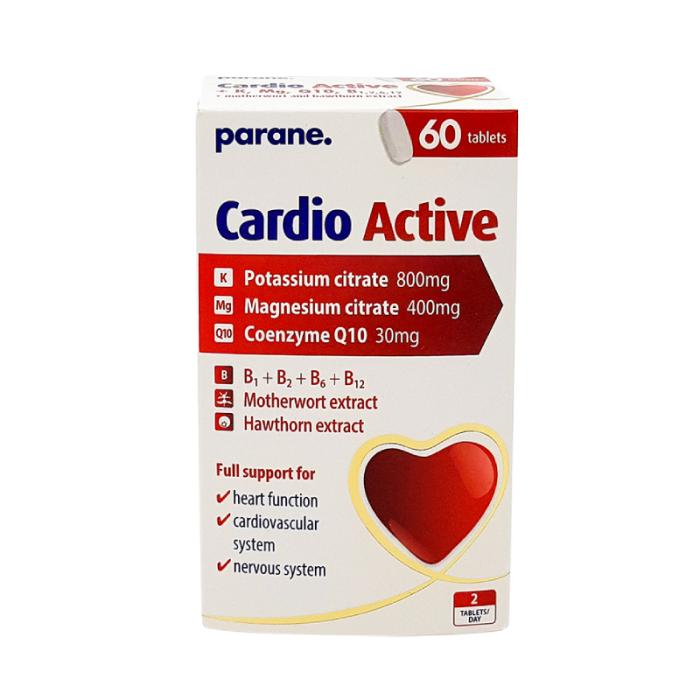 PARANE. Cardio Active tabletes N60