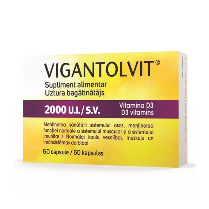 VIGANTOLVIT 2000IU kapsulas N60