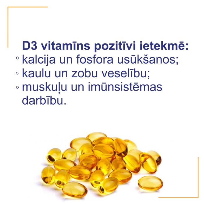 OLIDETRIM 2000 IU D vitamīns mīkstās kapsulas N60