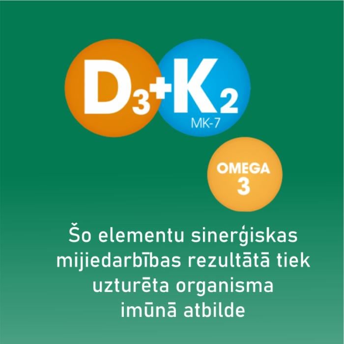 OLIDETRIM 2000 D3 + K2 Omega-3 kapsulas N30