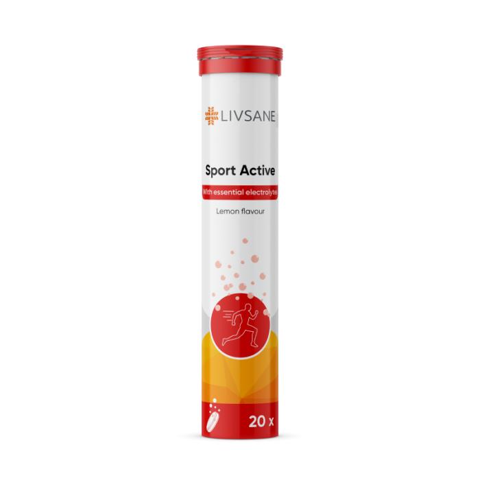 LIVSANE Sport Active šķīstošās tabletes N20